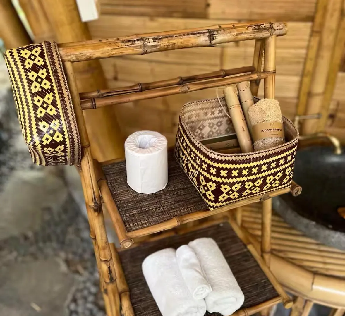 Wahem Eco Bamboo - Magical Bamboo House Ubud Bali Villa
