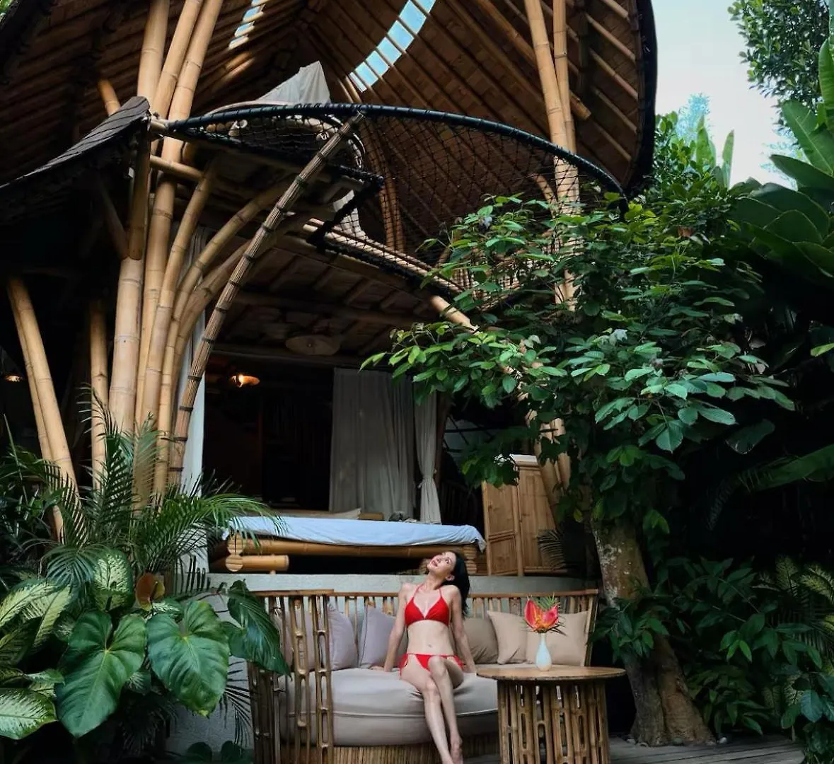 Wahem Eco Bamboo - Magical Bamboo House Ubud Bali Villa Indonesia