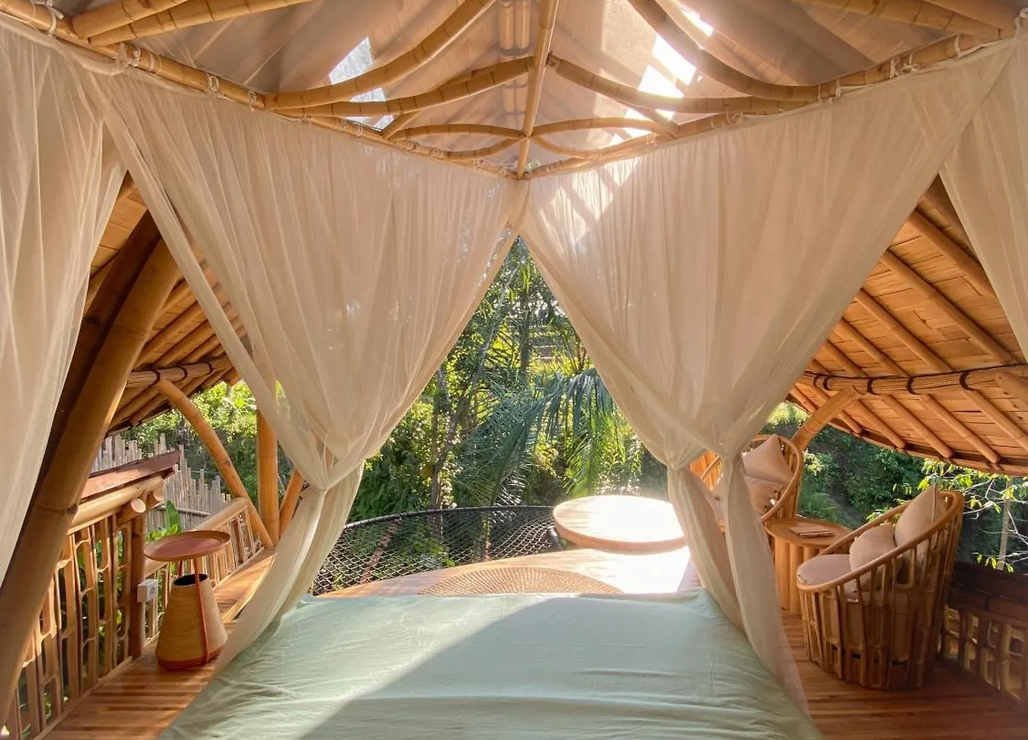 Wahem Eco Bamboo - Magical Bamboo House Ubud Bali Villa