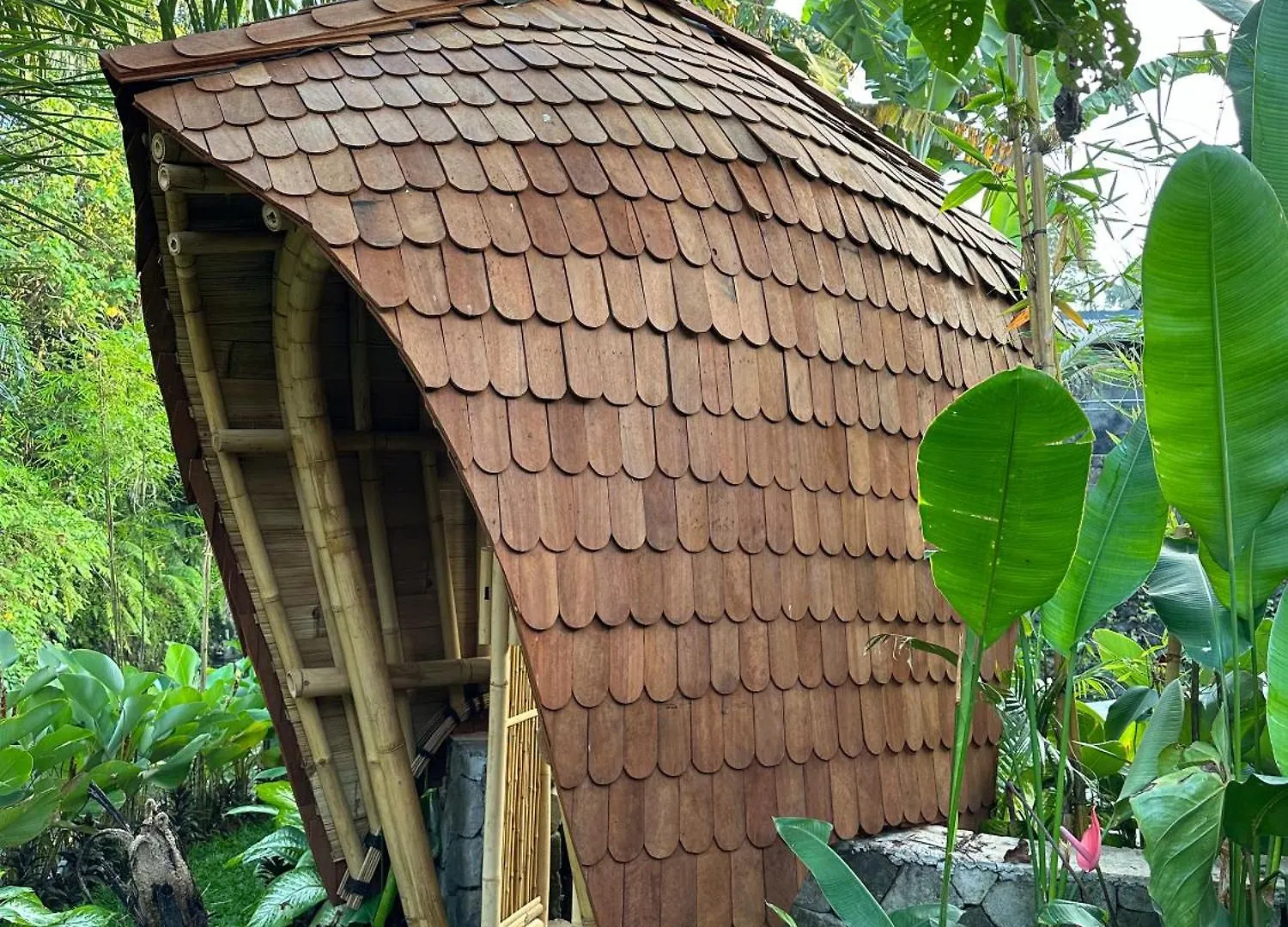Wahem Eco Bamboo - Magical Bamboo House Ubud Bali Villa