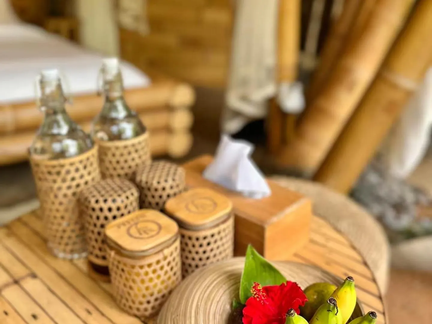 Wahem Eco Bamboo - Magical Bamboo House Ubud Bali Villa